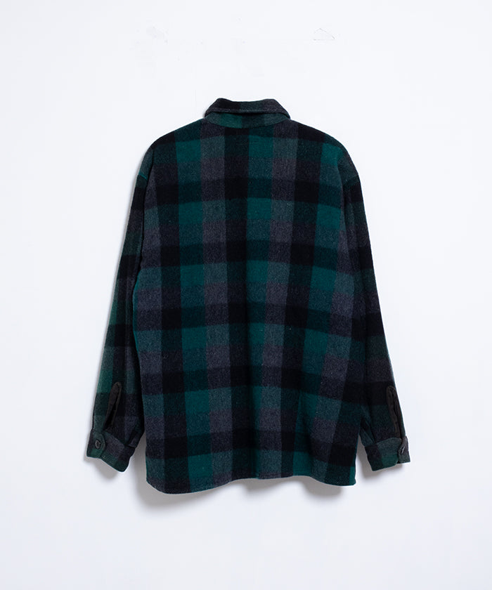 1950's HUMPHREY WOOL CHECK SHIRT / ハンフリー ウール チェック シャツ ヴィンテージ ビンテージ 古着 バッファローチェック ヘビーウール カナダ製 通販 オンラインショップ 神奈川 鎌倉