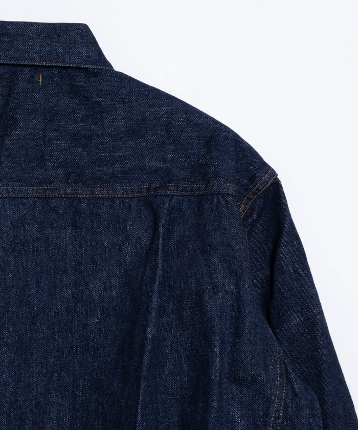 【INTÉRIM】HYPER BIG 2ND SHUTTLE DENIM SIDE PANEL JACKET / インテリム ハイパービッグ セカンド シャトルデニム サイドパネル デニムジャケット 2025SS 2025春夏 正規取扱店 神奈川 鎌倉 オンラインショップ 通販