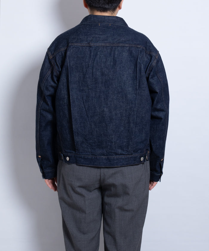 【INTÉRIM】HYPER BIG 2ND SHUTTLE DENIM SIDE PANEL JACKET / インテリム ハイパービッグ セカンド シャトルデニム サイドパネル デニムジャケット 2025SS 2025春夏 正規取扱店 神奈川 鎌倉 オンラインショップ 通販