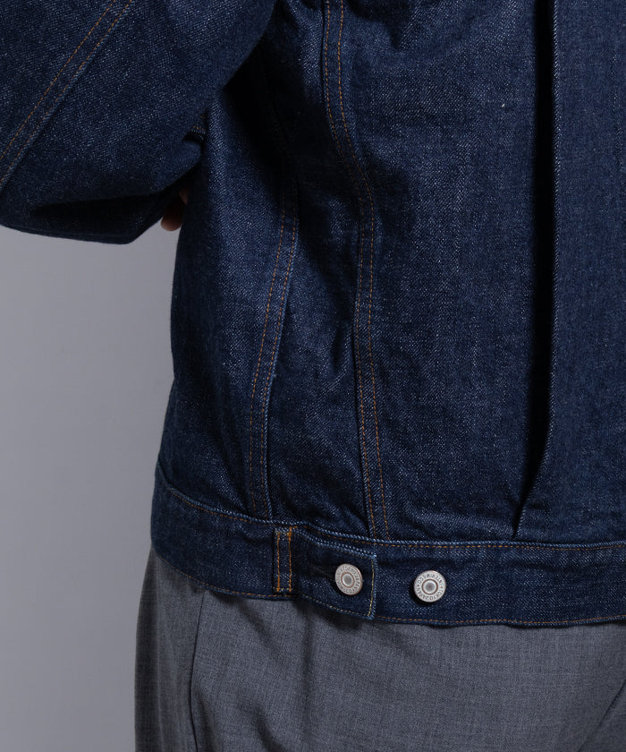 【INTÉRIM】HYPER BIG 2ND SHUTTLE DENIM SIDE PANEL JACKET / インテリム ハイパービッグ セカンド シャトルデニム サイドパネル デニムジャケット 2025SS 2025春夏 正規取扱店 神奈川 鎌倉 オンラインショップ 通販