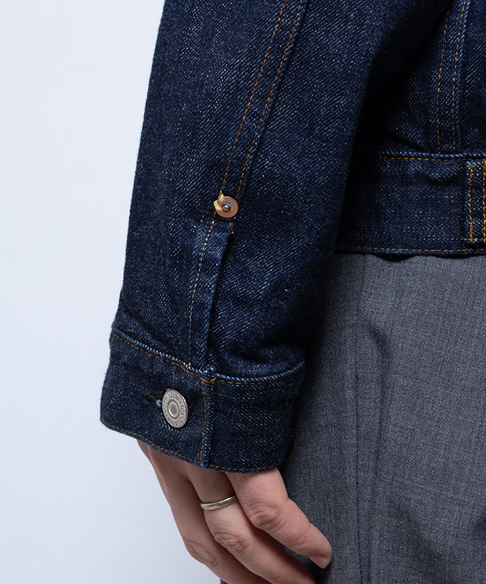 【INTÉRIM】HYPER BIG 2ND SHUTTLE DENIM SIDE PANEL JACKET / インテリム ハイパービッグ セカンド シャトルデニム サイドパネル デニムジャケット 2025SS 2025春夏 正規取扱店 神奈川 鎌倉 オンラインショップ 通販