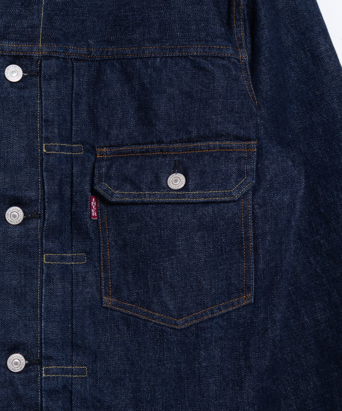 【INTÉRIM】HYPER BIG 2ND SHUTTLE DENIM SIDE PANEL JACKET / インテリム ハイパービッグ セカンド シャトルデニム サイドパネル デニムジャケット 2025SS 2025春夏 正規取扱店 神奈川 鎌倉 オンラインショップ 通販
