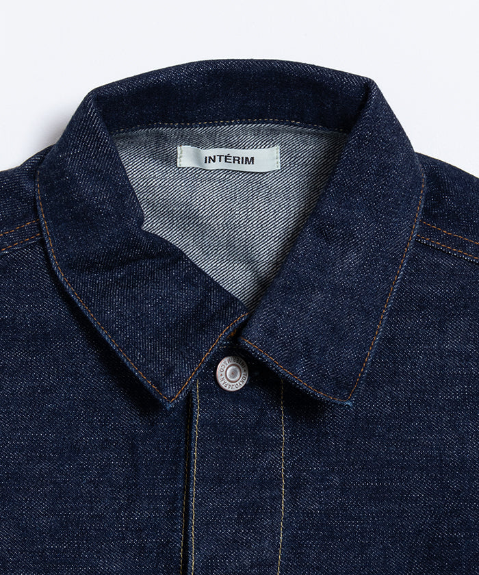 【INTÉRIM】HYPER BIG 2ND SHUTTLE DENIM SIDE PANEL JACKET / インテリム ハイパービッグ セカンド シャトルデニム サイドパネル デニムジャケット 2025SS 2025春夏 正規取扱店 神奈川 鎌倉 オンラインショップ 通販