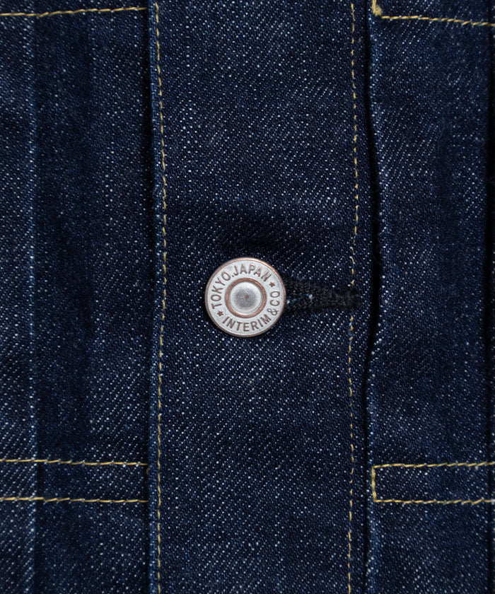 【INTÉRIM】HYPER BIG 2ND SHUTTLE DENIM SIDE PANEL JACKET / インテリム ハイパービッグ セカンド シャトルデニム サイドパネル デニムジャケット 2025SS 2025春夏 正規取扱店 神奈川 鎌倉 オンラインショップ 通販