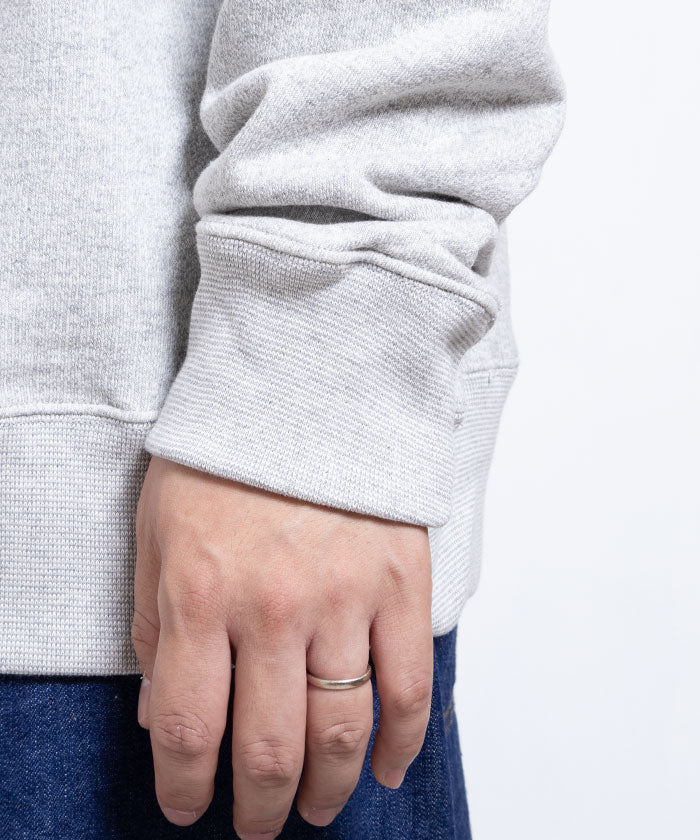 【INTÉRIM】HYPER BIG LOOP WHEEL BOTH V-GAZETTE SWEAT SHIRT / インテリム ハイパービッグ ループウィール 両Vガゼット スウェット クルー 2024秋冬 正規取扱店 神奈川 通販 オンラインショップ