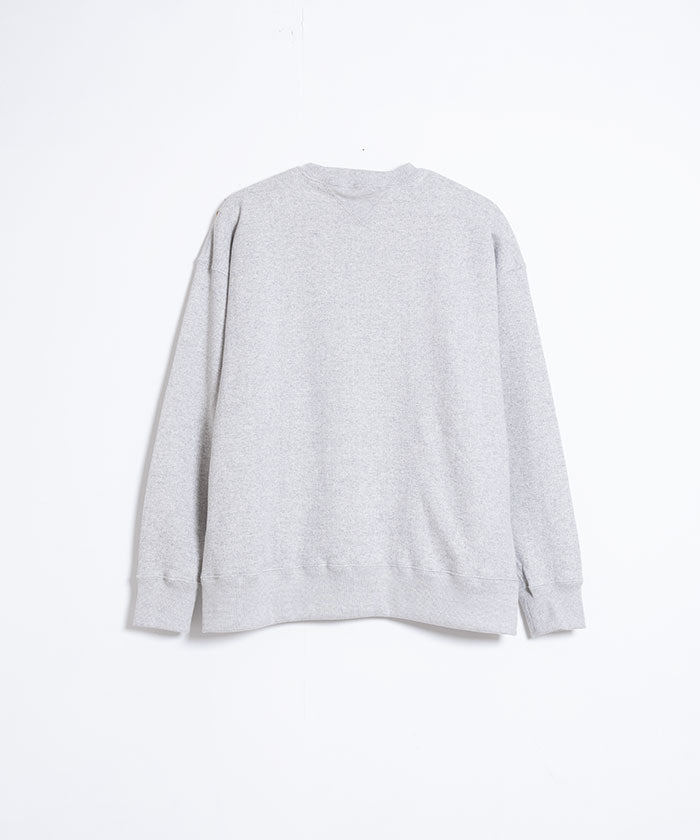 【INTÉRIM】HYPER BIG LOOP WHEEL BOTH V-GAZETTE SWEAT SHIRT / インテリム ハイパービッグ ループウィール 両Vガゼット スウェット クルー 2024秋冬 正規取扱店 神奈川 通販 オンラインショップ