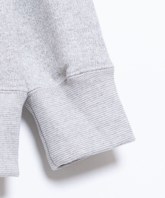【INTÉRIM】HYPER BIG LOOP WHEEL BOTH V-GAZETTE SWEAT SHIRT / インテリム ハイパービッグ ループウィール 両Vガゼット スウェット クルー 2024秋冬 正規取扱店 神奈川 通販 オンラインショップ