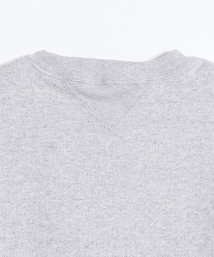 【INTÉRIM】HYPER BIG LOOP WHEEL BOTH V-GAZETTE SWEAT SHIRT / インテリム ハイパービッグ ループウィール 両Vガゼット スウェット クルー 2024秋冬 正規取扱店 神奈川 通販 オンラインショップ