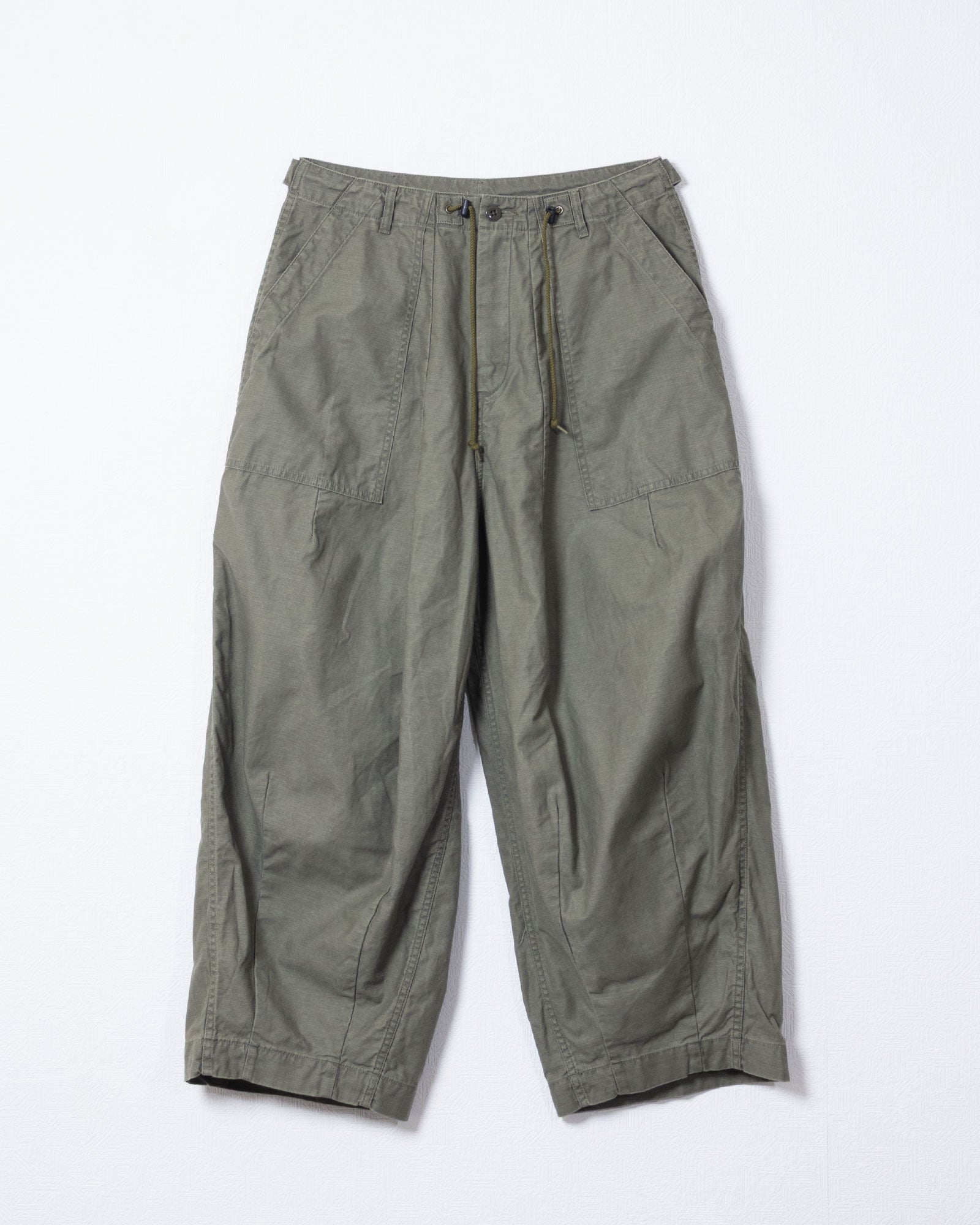 NEEDLES H.D. PANT FATIGUE OLIVE ウエストディテール