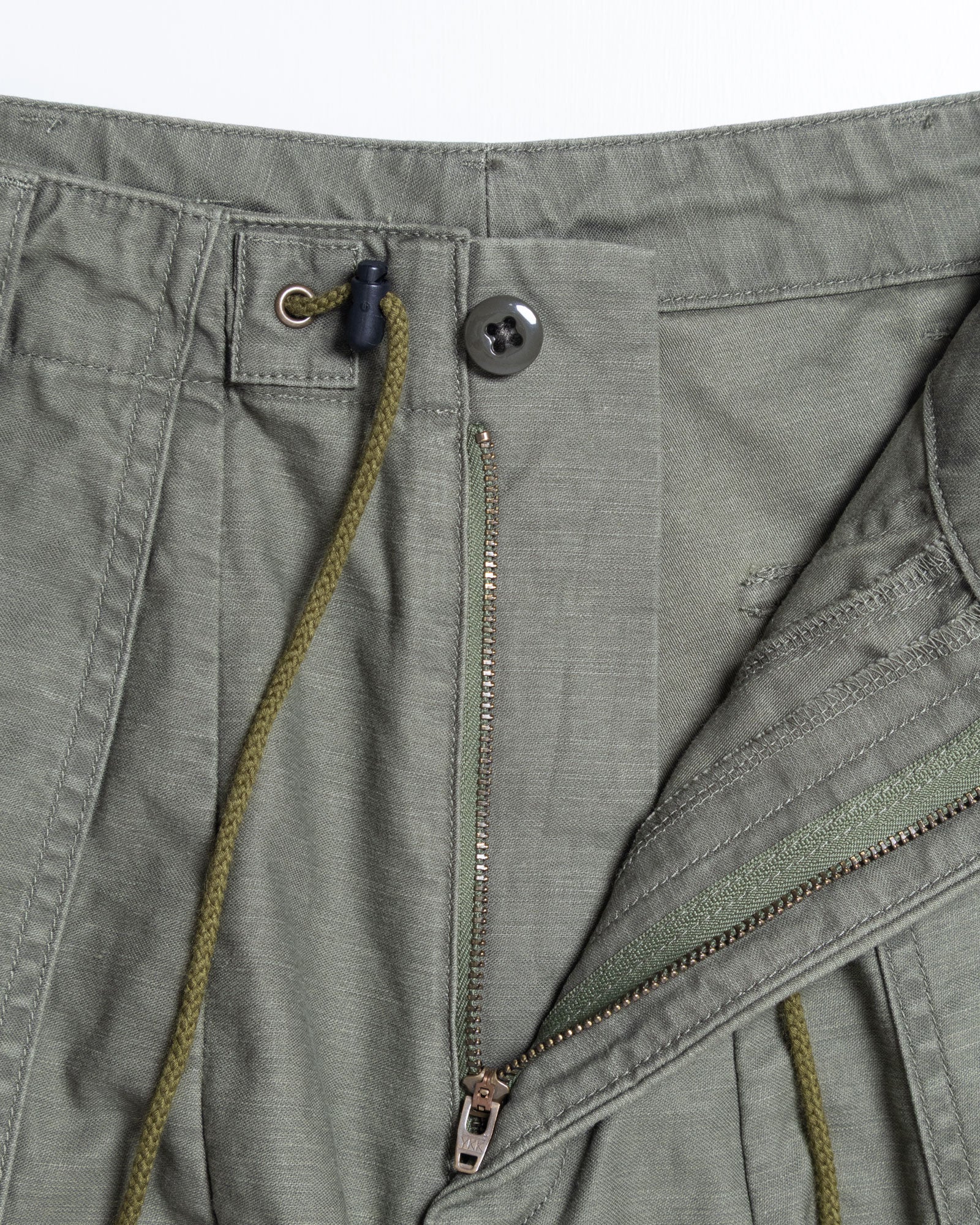 NEEDLES H.D. PANT FATIGUE OLIVE 着用カット3