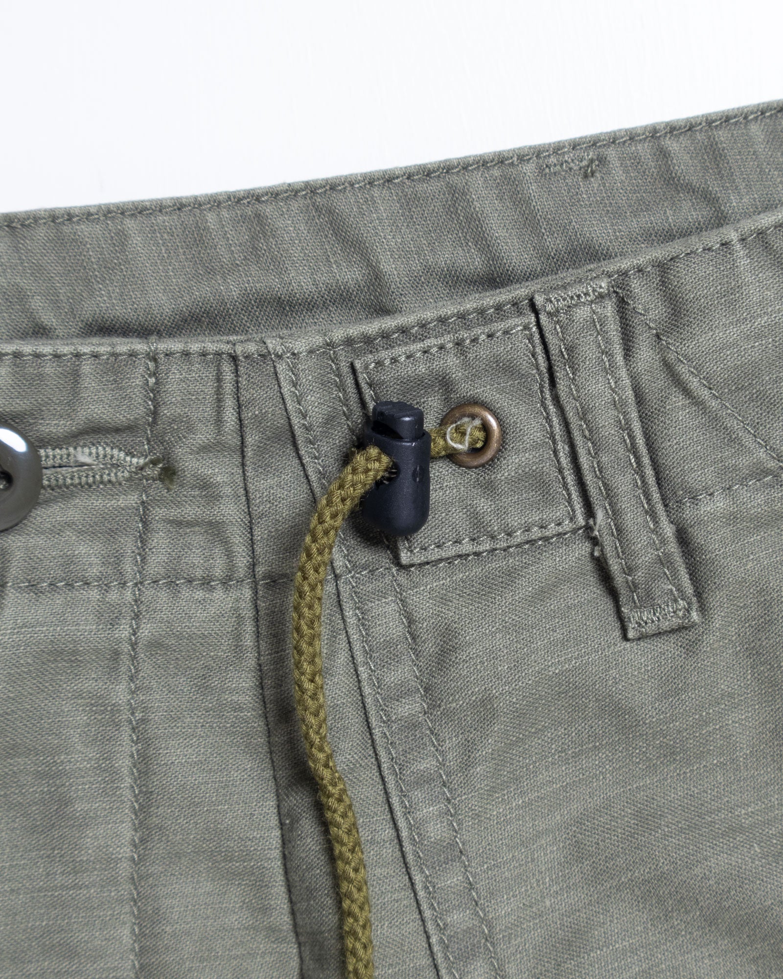 NEEDLES H.D. PANT FATIGUE OLIVE 着用カット2