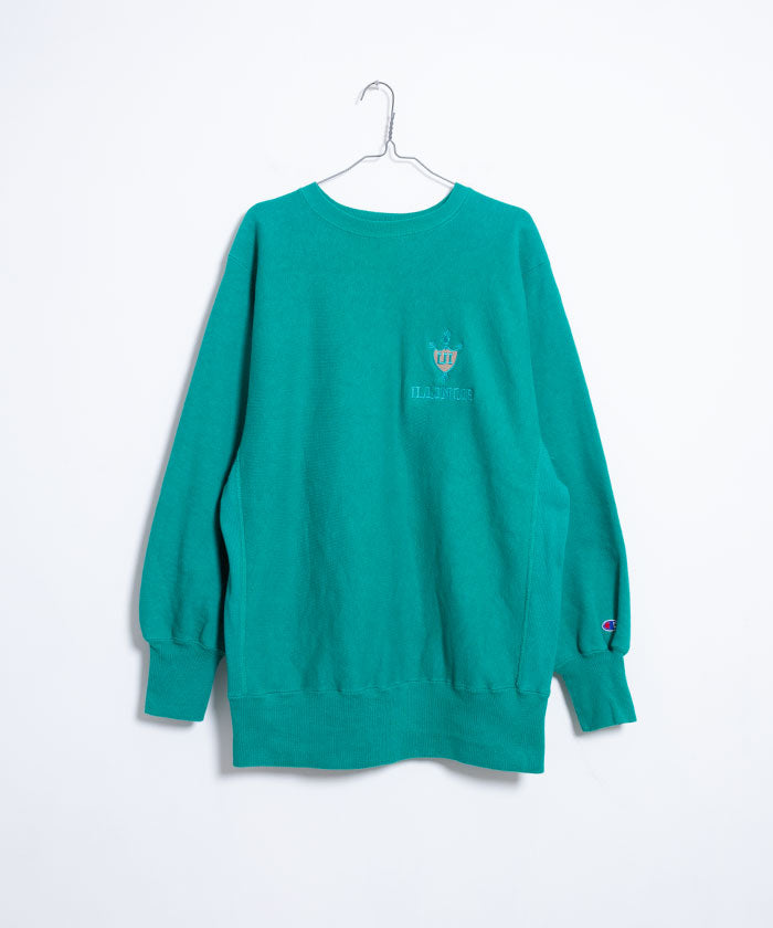 1990's CHAMPION REVERSE WEAVE SWEATSHIRT MADE IN USA UNIVERSITY OF ILLINOIS / アメリカ製 チャンピオン リバースウィーブ スウェット カレッジ