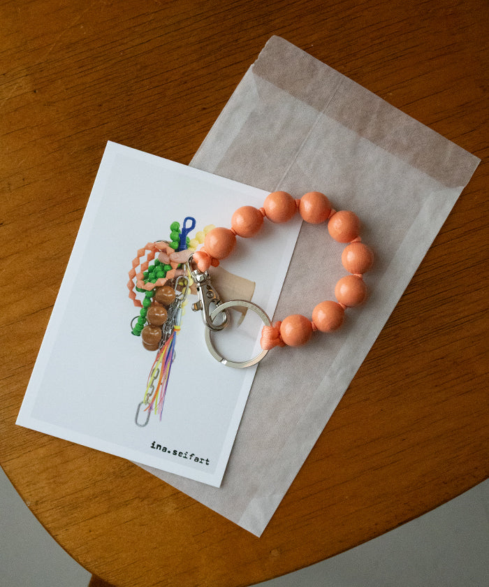 【Ina Seifart】BIG PERLEN SHORT KEYHOLDER / イナ・セイファート ビッグパーレン ショート キーホルダー 正規取扱店 神奈川 鎌倉 オンラインショップ 通販