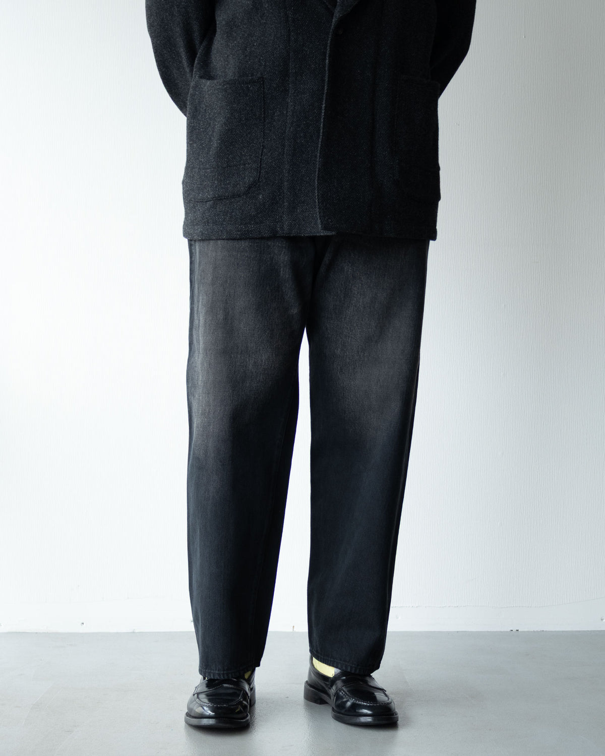  HERILL-ISLANDDENIM XXJEANS - BLACKVINTAGEWORN - ARZACH KAMAKURA 