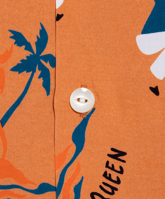 【Aloha Blossom】KING&QUEEN SHORT SLEEVE - L.BROWN / アロハブロッサム キング&クイーン レーヨンシャツ アロハシャツ 2025SS 2025春夏 正規取扱店 神奈川 鎌倉 オンラインショップ 通販