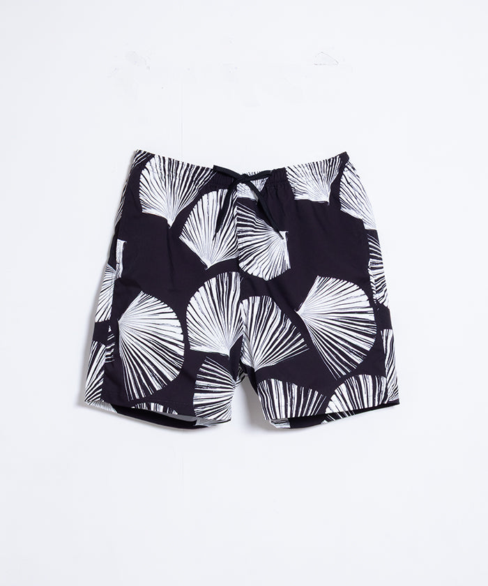 【Aloha Blossom】KUBA BEACH SHORTS - BLACK / アロハブロッサム クバ ビーチ ショーツ 2025SS 2025春夏 正規取扱店 神奈川 鎌倉オンラインショップ 通販 水着 ショートパンツ