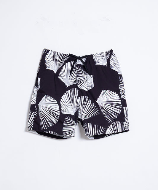 【Aloha Blossom】KUBA BEACH SHORTS - BLACK / アロハブロッサム クバ ビーチ ショーツ 2025SS 2025春夏 正規取扱店 神奈川 鎌倉オンラインショップ 通販 水着 ショートパンツ