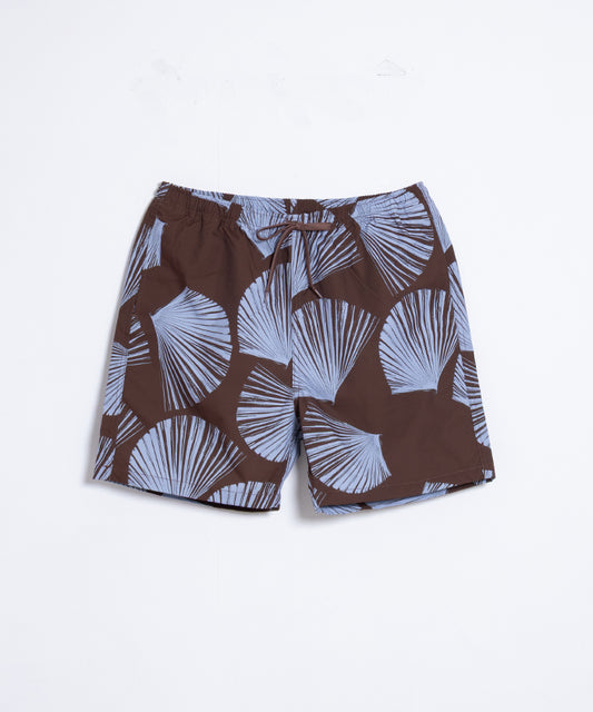 【Aloha Blossom】KUBA BEACH SHORTS - BROWN / アロハブロッサム クバ ビーチ ショーツ 2025SS 2025春夏 正規取扱店 神奈川 鎌倉オンラインショップ 通販 水着 ショートパンツ