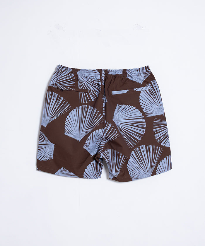 【Aloha Blossom】KUBA BEACH SHORTS - BROWN / アロハブロッサム クバ ビーチ ショーツ 2025SS 2025春夏 正規取扱店 神奈川 鎌倉オンラインショップ 通販 水着 ショートパンツ