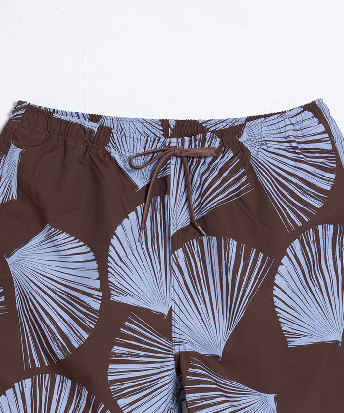 【Aloha Blossom】KUBA BEACH SHORTS - BROWN / アロハブロッサム クバ ビーチ ショーツ 2025SS 2025春夏 正規取扱店 神奈川 鎌倉オンラインショップ 通販 水着 ショートパンツ