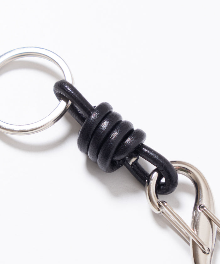 KUMIHIMO KEY HOLDER -BLACK