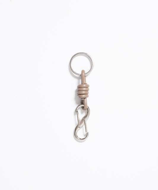 KUMIHIMO KEY HOLDER - GRAY