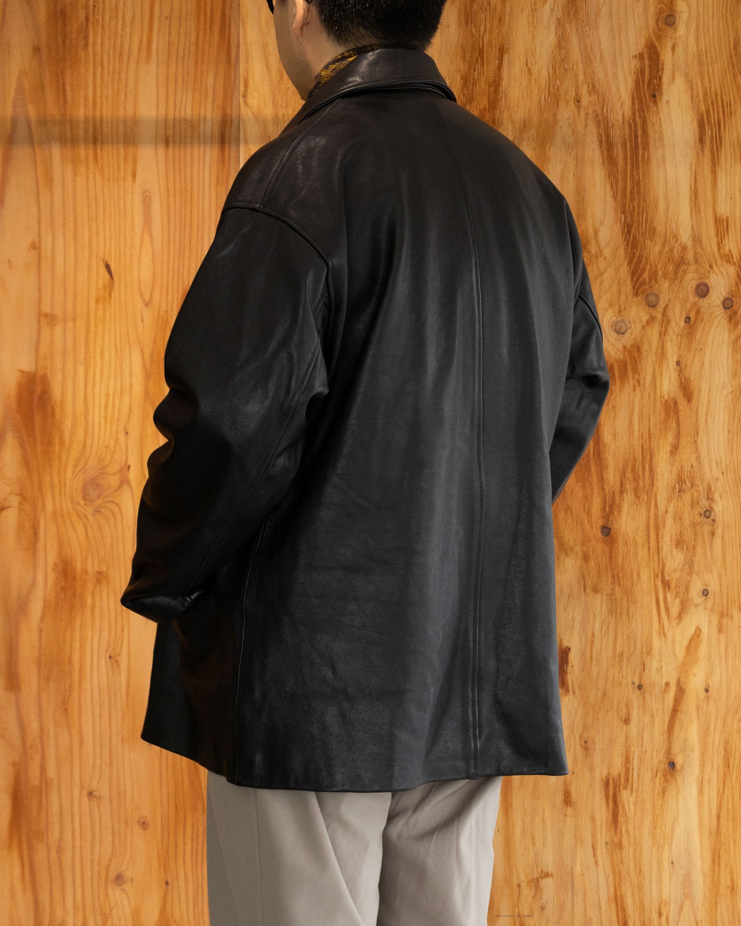 【HERILL】LAMBLEATHER CAR JACKET - BLACK / ヘリル ラムレザー カージャケット 2026aw 2026秋冬 正規取扱店 神奈川 鎌倉 ARZACH KAMAKURA オンラインショップ 通販