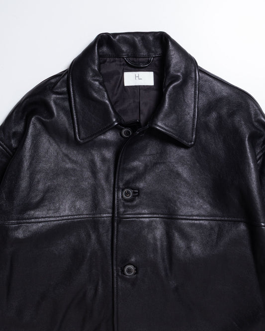 【HERILL】LAMBLEATHER CAR JACKET - BLACK / ヘリル ラムレザー カージャケット 2026aw 2026秋冬 正規取扱店 神奈川 鎌倉 ARZACH KAMAKURA オンラインショップ 通販