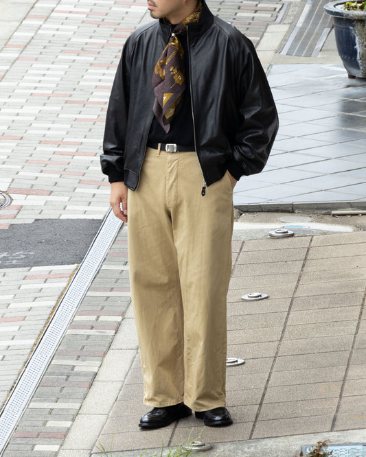 【HERILL】LAMBLEATHER WEEKEND JACKET - BLACK | ヘリル ラムレザー ウィークエンド ジャケット ブラック 2026fw 2026秋冬 正規取扱店 神奈川 鎌倉 ARZACH KAMAKURA オンラインショップ 通販