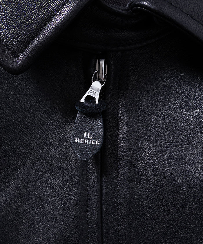 【HERILL】LAMB LEATHER JACKET / ヘリル ラムレザージャケット 2025AW 2025秋冬 正規取扱店 神奈川 鎌倉オンラインショップ 通販