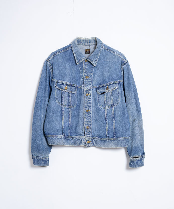 【Lee】1970’s 101-J DENIM JACKET / リー 101-J デニムジャケット 48サイズ 大きいサイズ ヴィンテージ ビンテージ 古着 アメリカ製