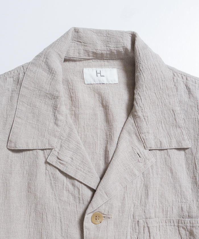 【HERILL】LINEN P41 COVERALL JACKET - NATURAL / ヘリル リネン P41 カバーオール ジャケット 2026ss 2026春夏 正規取扱店 神奈川 鎌倉 ARZACH KAMAKURA オンラインショップ 通販