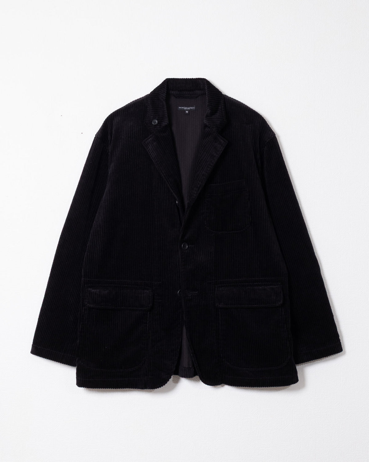 LOITER JACKET - BLACK COTTON 4.5W CORDUROY