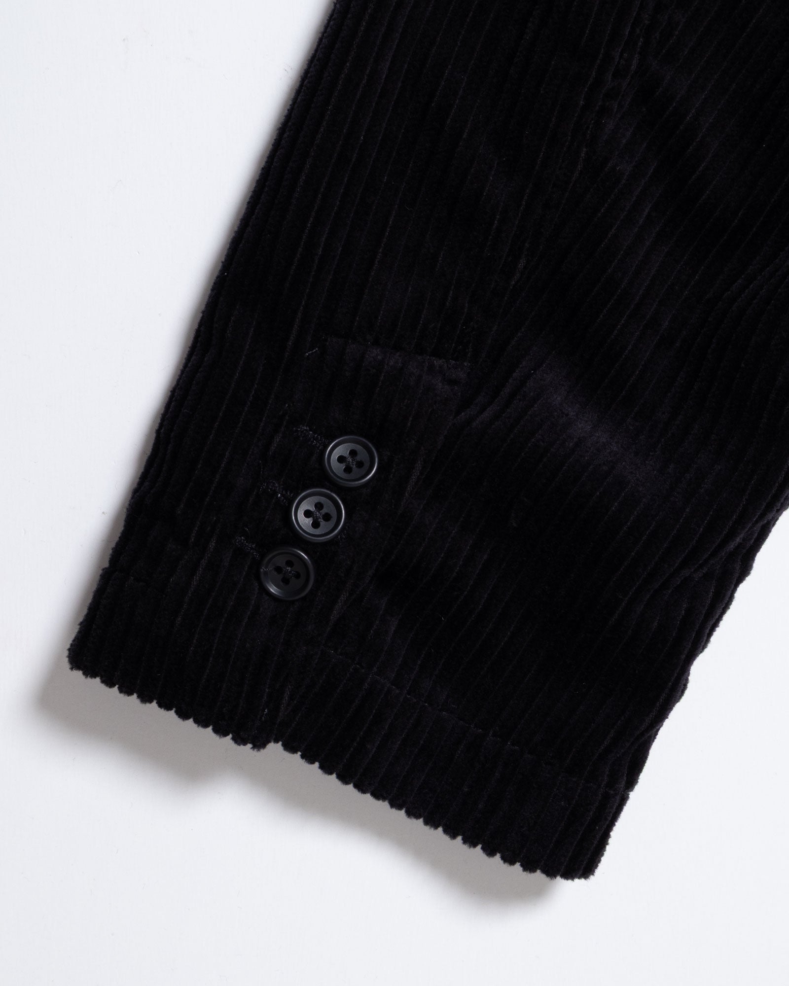 ENGINEERED GARMENTS LOITER JACKET BLACK 平置きバック