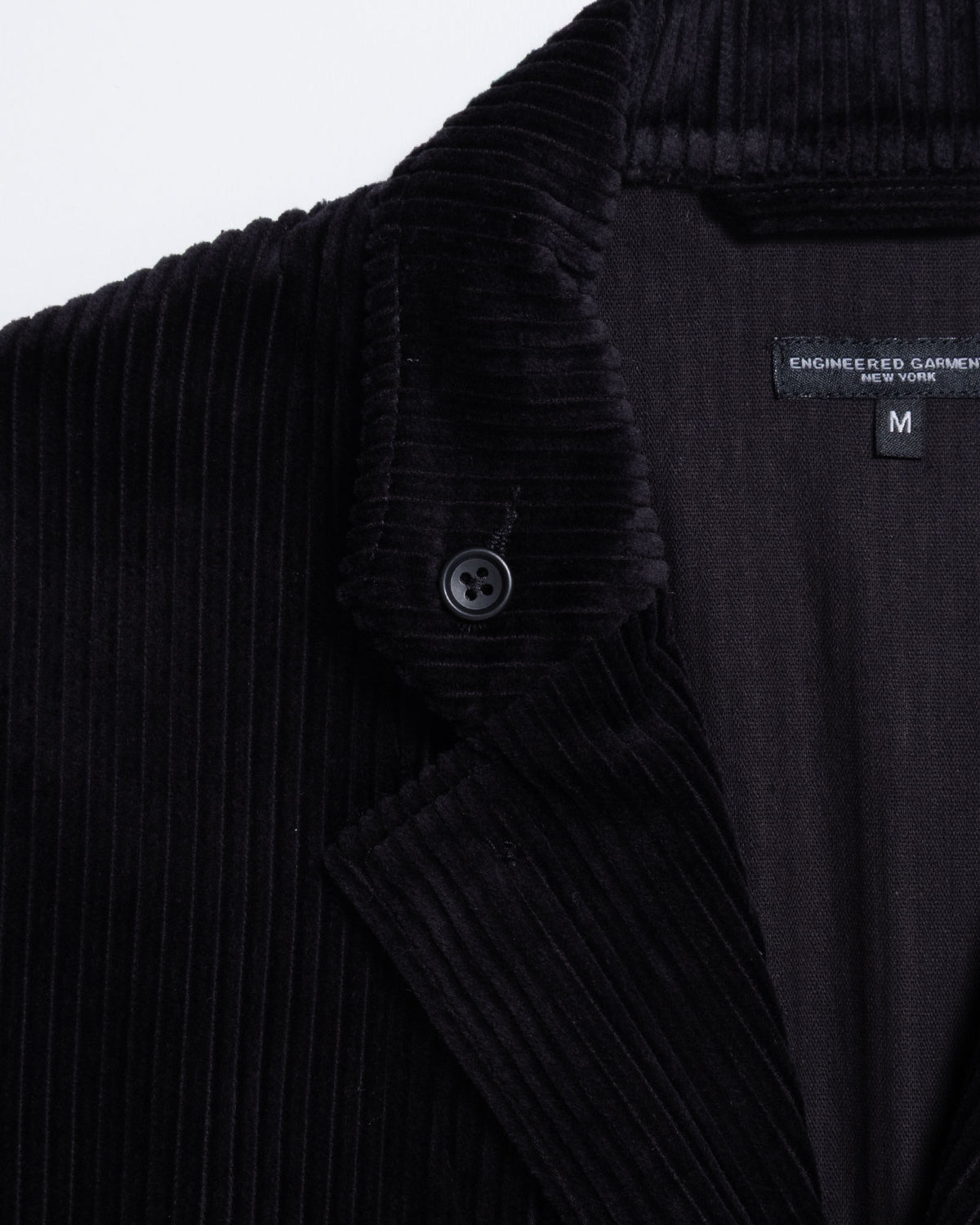 LOITER JACKET - BLACK COTTON 4.5W CORDUROY