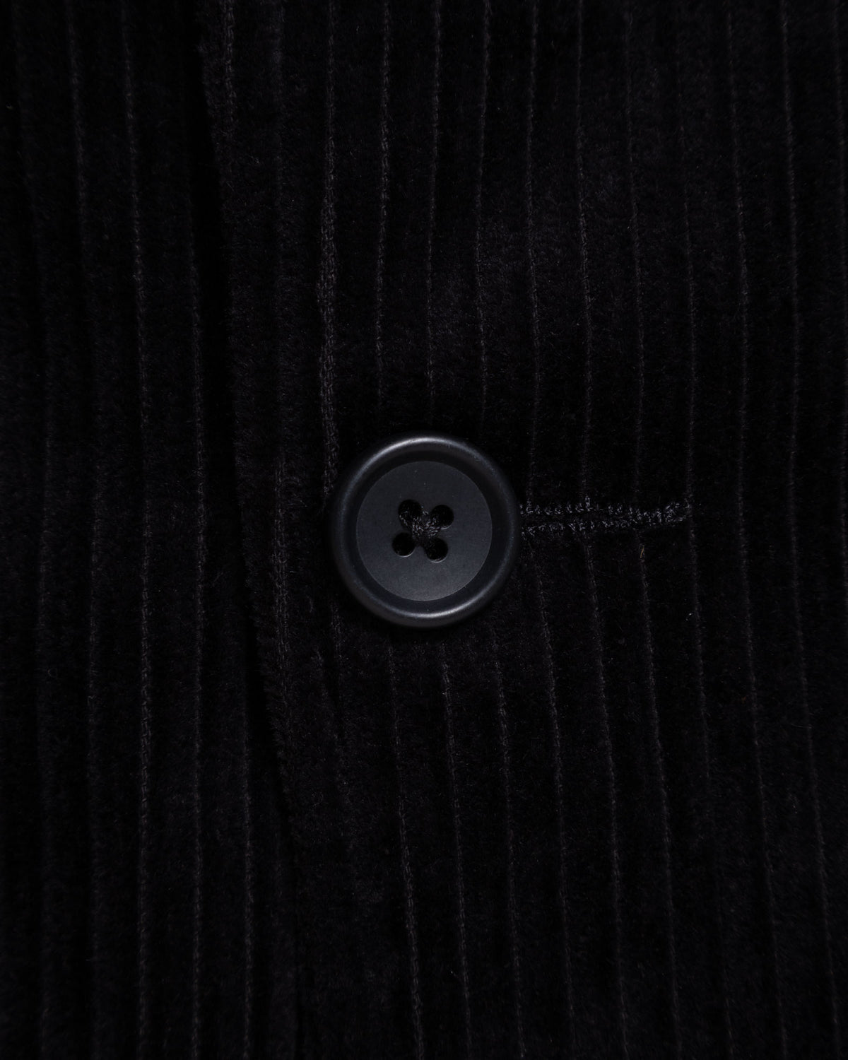 LOITER JACKET - BLACK COTTON 4.5W CORDUROY