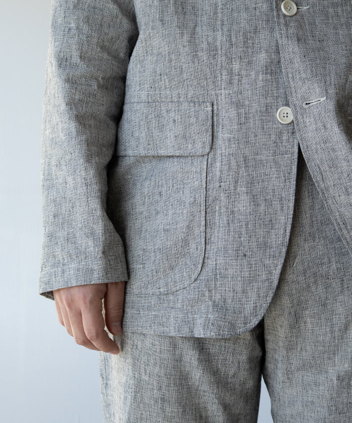 【ENGINEERED GARMENTS】LOITER JACKET CL MELANGE - H.GREY / エンジニアドガーメンツ ロイタージャケット コットンリネン メランジ 2026ss 2026春夏 正規取扱店 神奈川 鎌倉 セレクトショップ オンラインショップ 通販