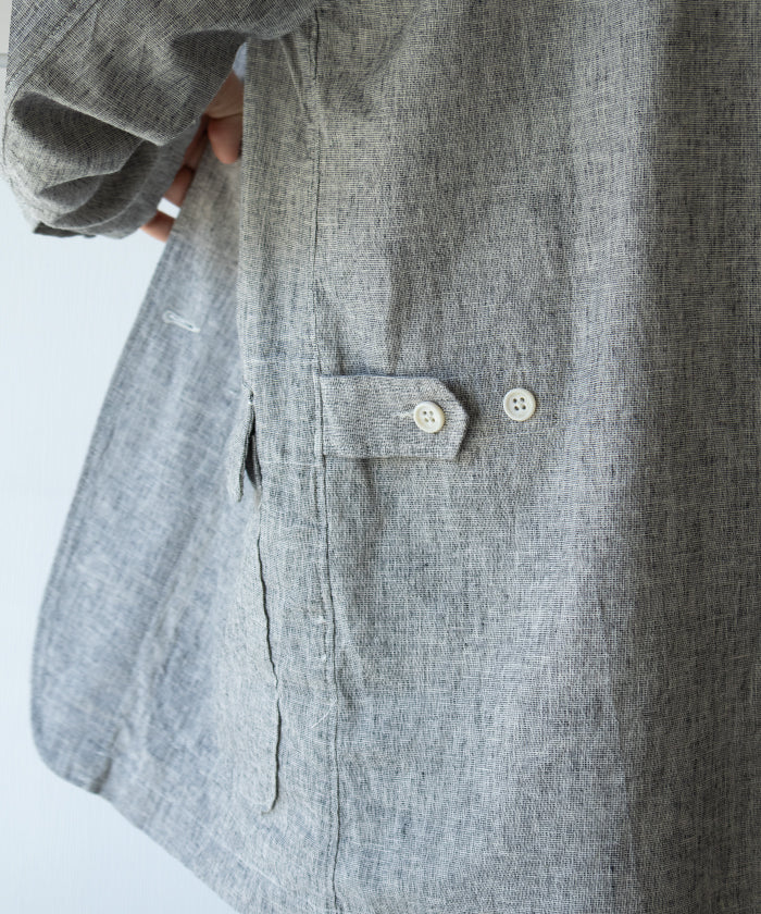 【ENGINEERED GARMENTS】LOITER JACKET CL MELANGE - H.GREY / エンジニアドガーメンツ ロイタージャケット コットンリネン メランジ 2026ss 2026春夏 正規取扱店 神奈川 鎌倉 セレクトショップ オンラインショップ 通販