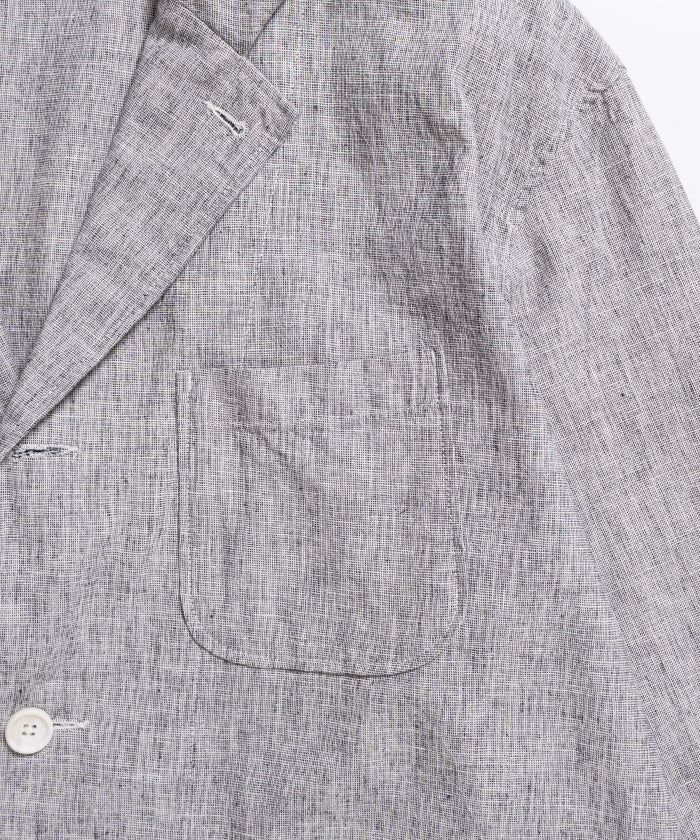 【ENGINEERED GARMENTS】LOITER JACKET CL MELANGE - H.GREY / エンジニアドガーメンツ ロイタージャケット コットンリネン メランジ 2026ss 2026春夏 正規取扱店 神奈川 鎌倉 セレクトショップ オンラインショップ 通販