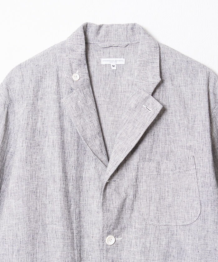 【ENGINEERED GARMENTS】LOITER JACKET CL MELANGE - H.GREY / エンジニアドガーメンツ ロイタージャケット コットンリネン メランジ 2026ss 2026春夏 正規取扱店 神奈川 鎌倉 セレクトショップ オンラインショップ 通販