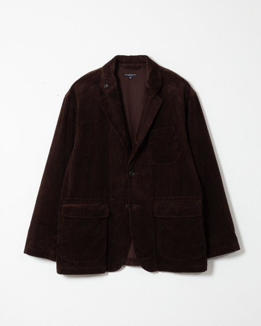 LOITER JACKET - DK.BROWN COTTON 4.5W CORDUROY