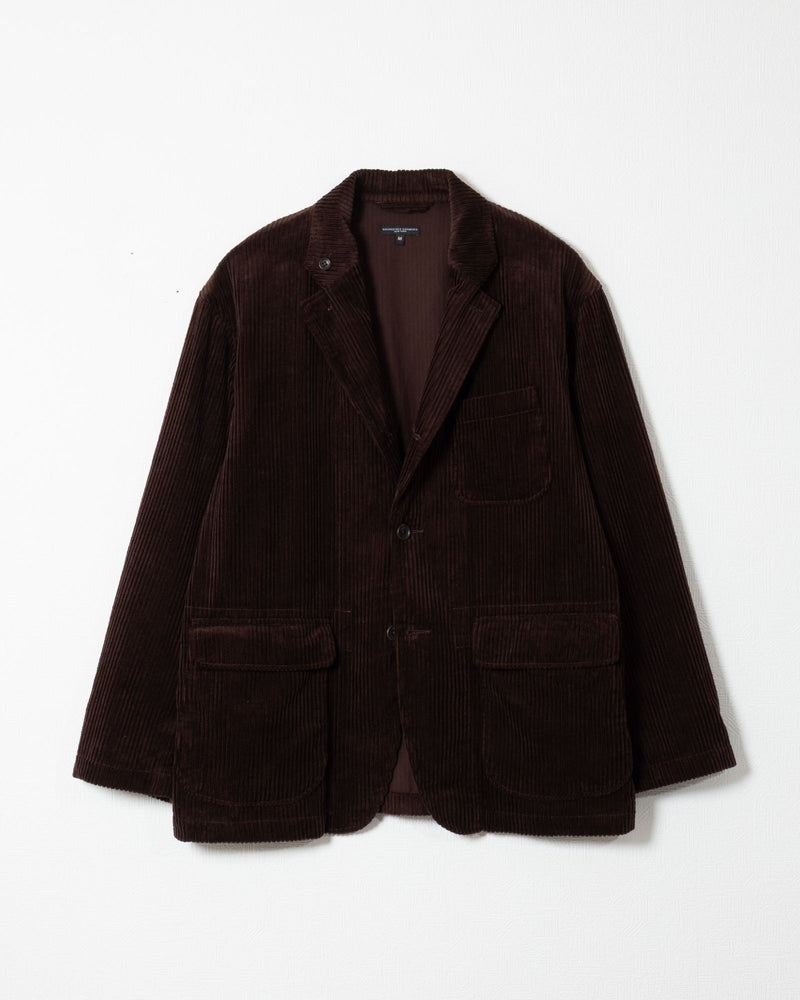 LOITER JACKET - DK.BROWN COTTON 4.5W CORDUROY