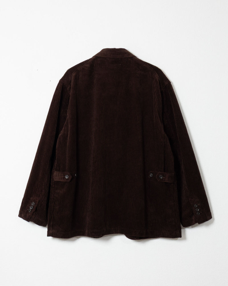 LOITER JACKET - DK.BROWN COTTON 4.5W CORDUROY