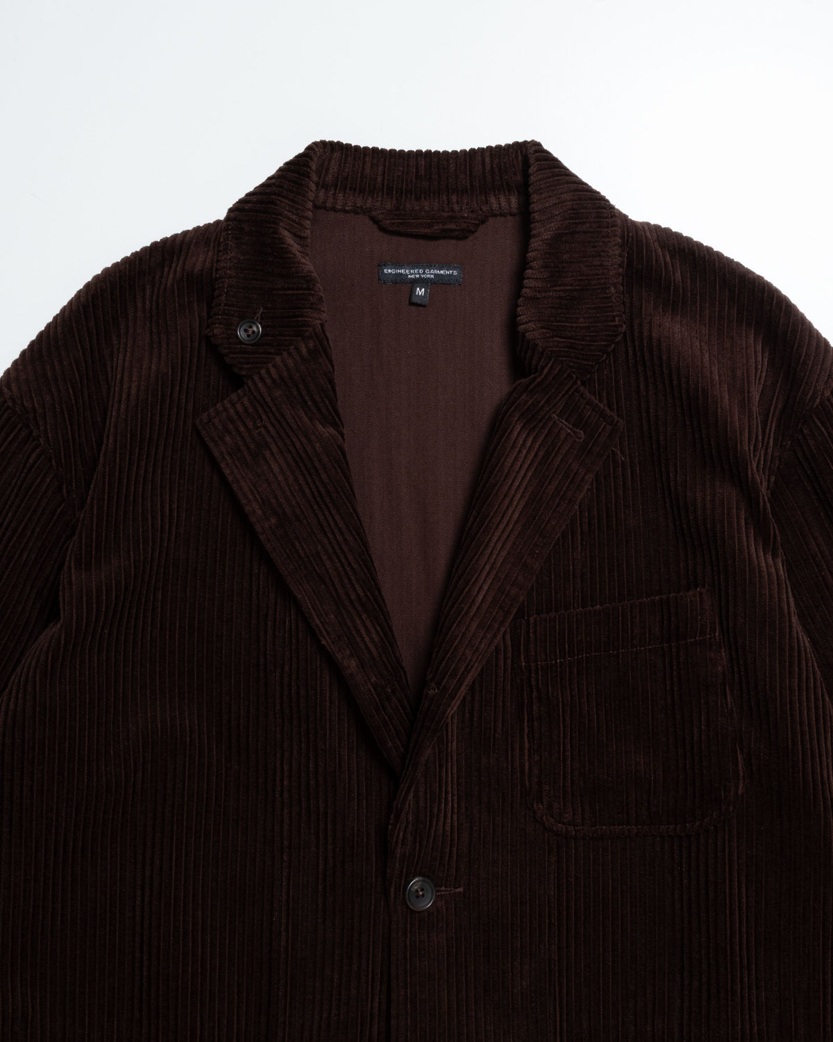 LOITER JACKET - DK.BROWN COTTON 4.5W CORDUROY