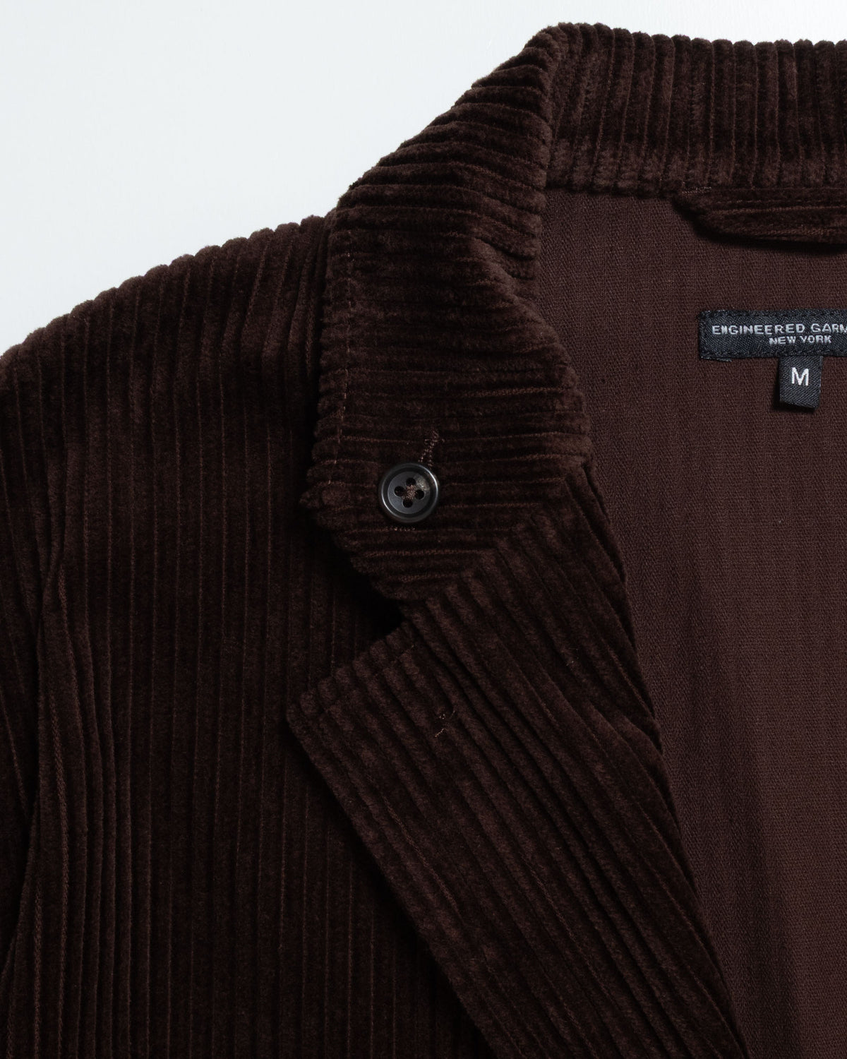 LOITER JACKET - DK.BROWN COTTON 4.5W CORDUROY