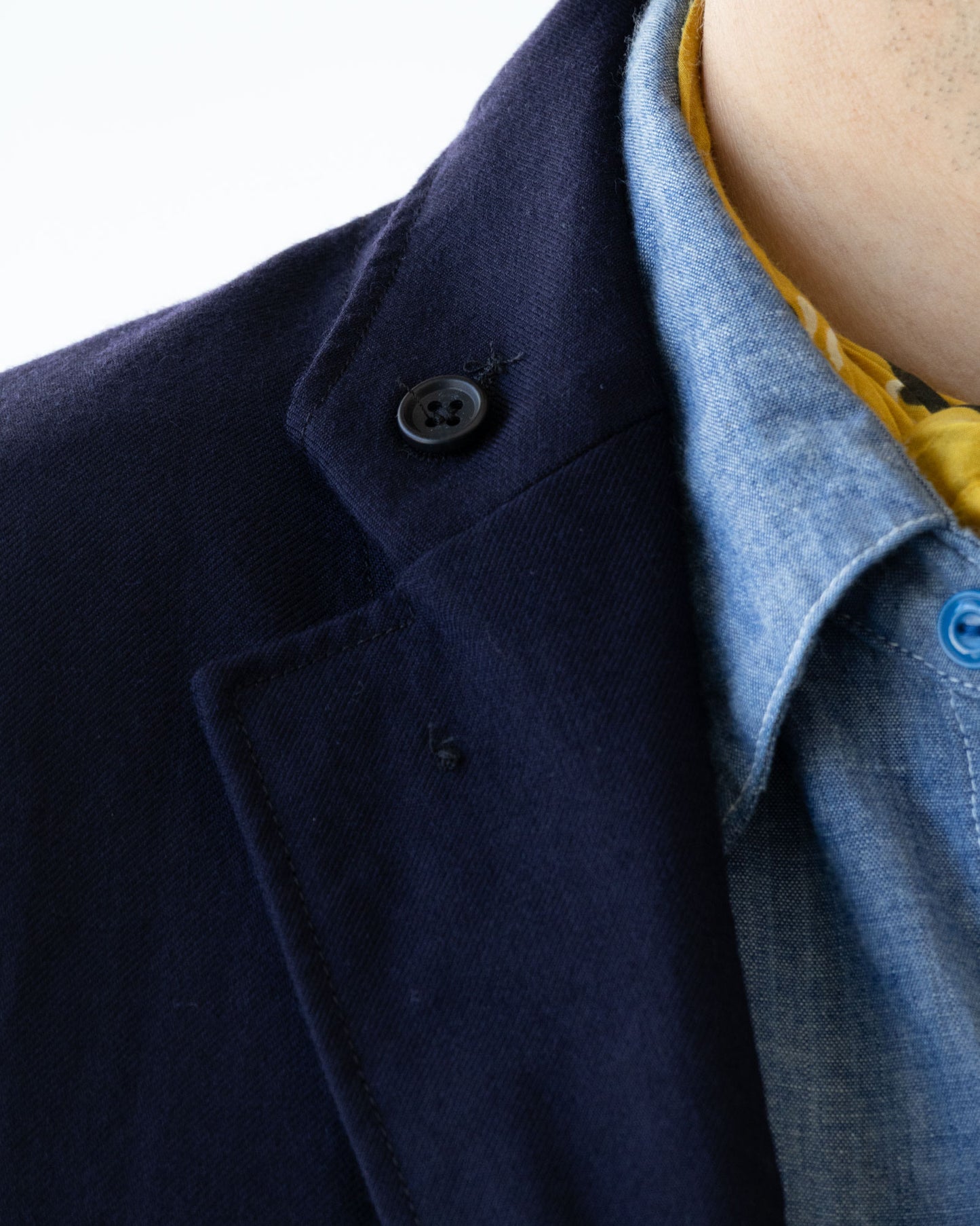 LOITER JACKET - DK.NAVY WOOL UNIFORM SERGE