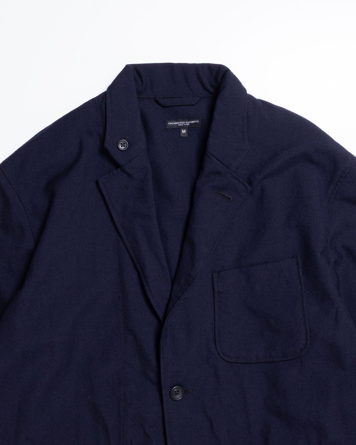LOITER JACKET - DK.NAVY WOOL UNIFORM SERGE