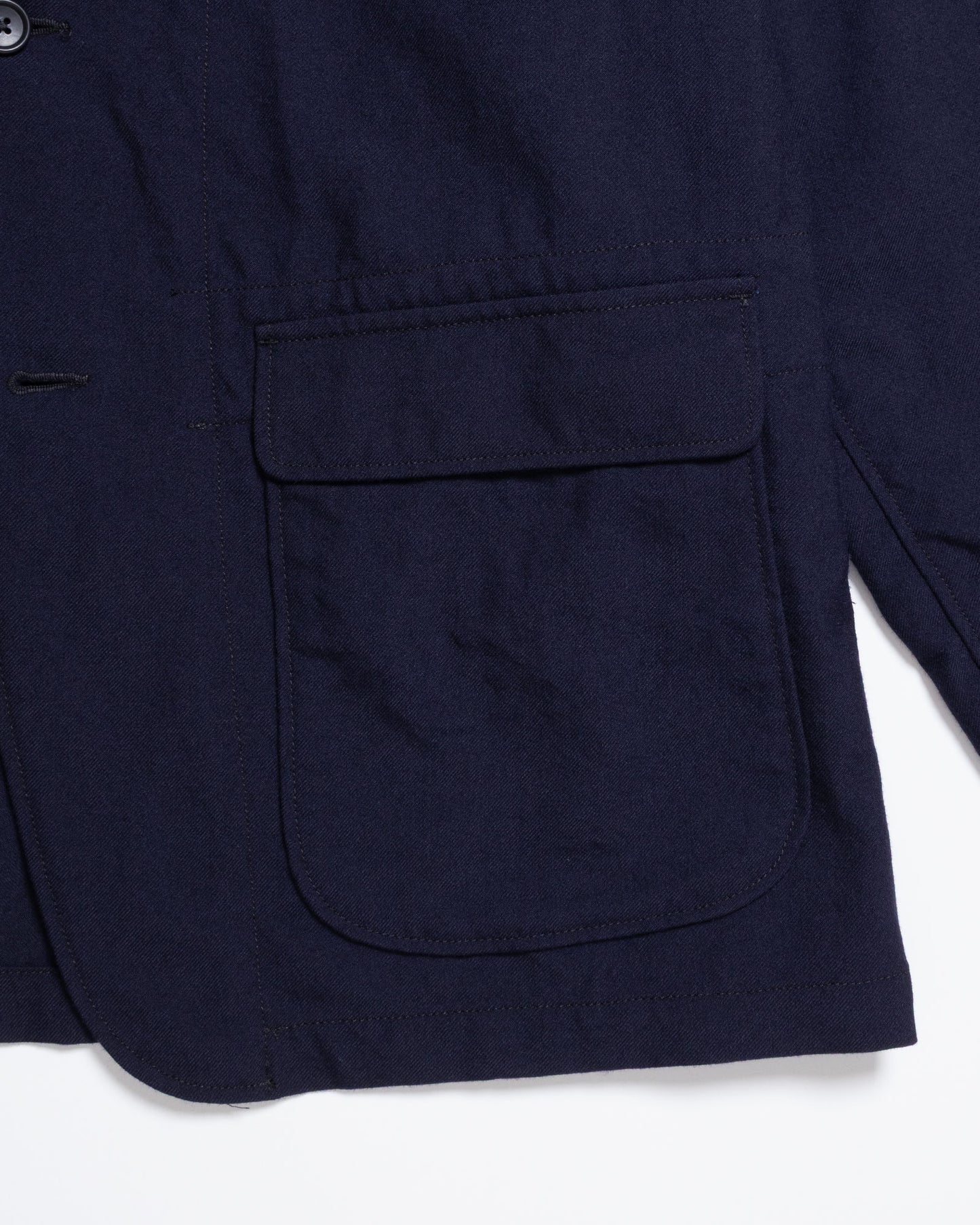 LOITER JACKET - DK.NAVY WOOL UNIFORM SERGE