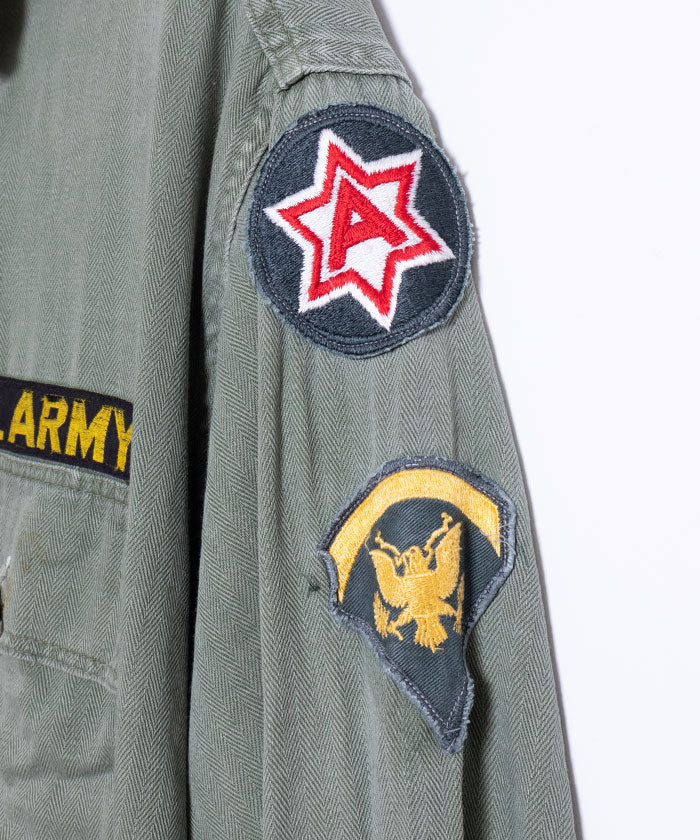 1940's US ARMY M-47 HBT JACKET WITH 13 STAR BUTTON / アメリカ軍 M47 ヘリンボーンツイル ジャケット 13スターボタン 実物 軍モノ 古着 ヴィンテージ