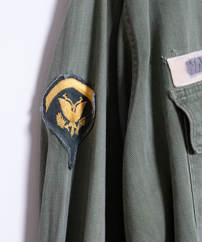 1940's US ARMY M-47 HBT JACKET WITH 13 STAR BUTTON / アメリカ軍 M47 ヘリンボーンツイル ジャケット 13スターボタン 実物 軍モノ 古着 ヴィンテージ